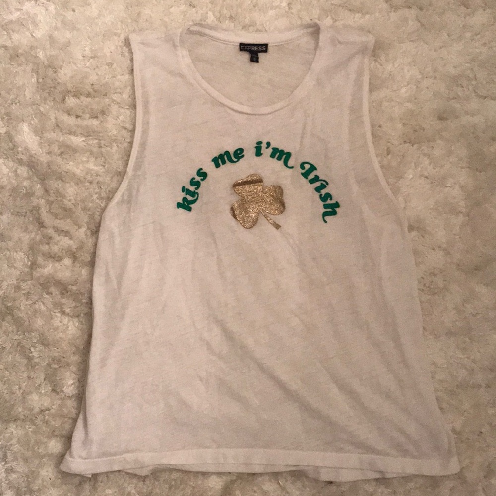 Kiss me I’m Irish tank
